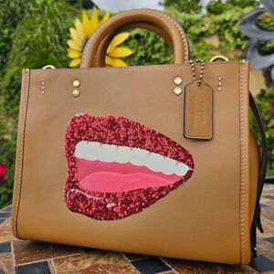 NWT Coach X Tom Wesselmann Rogue 25 Satchel with crossbody and shoulder straps